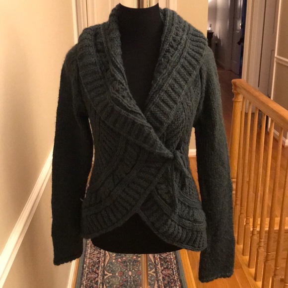 Anthropologie Sweaters - Elsamanda Anthropolgie Alpaca bend wool sweater M